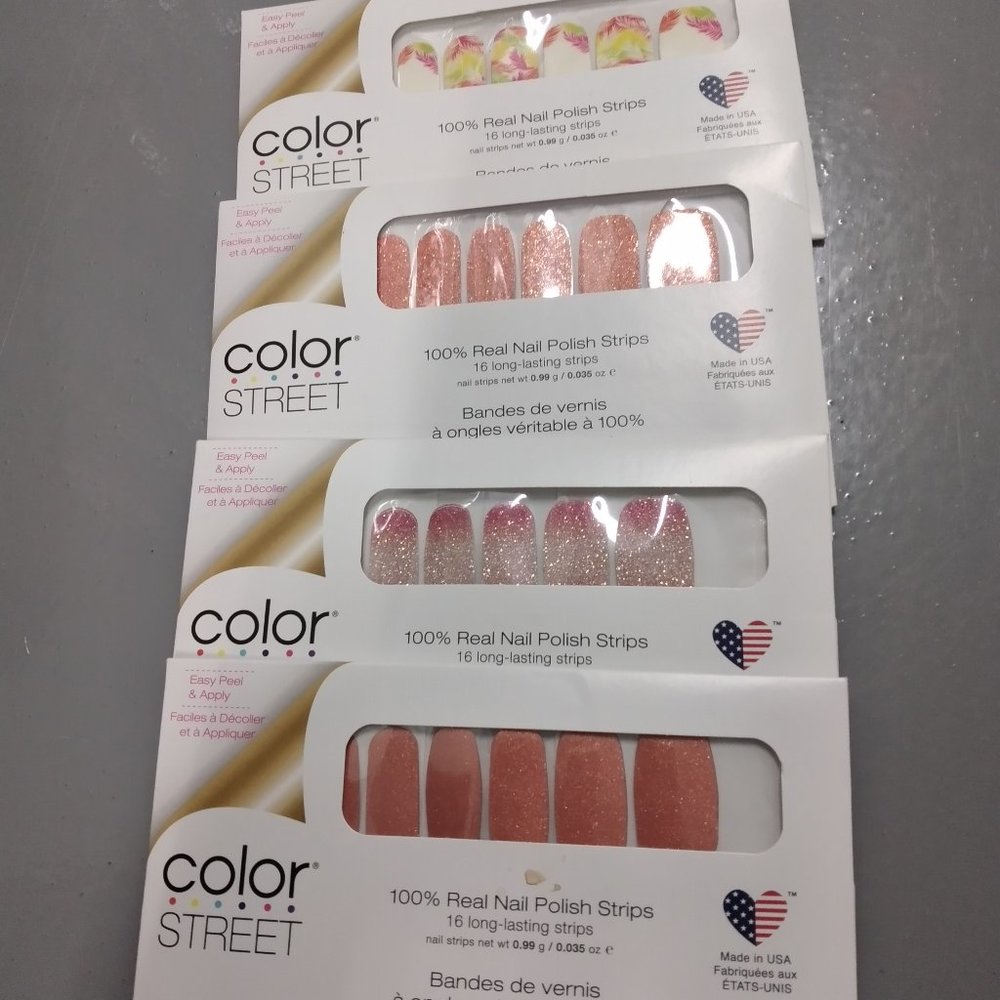 Color Street Nails. Four sets as a bundle.